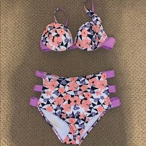 Floral bikini set